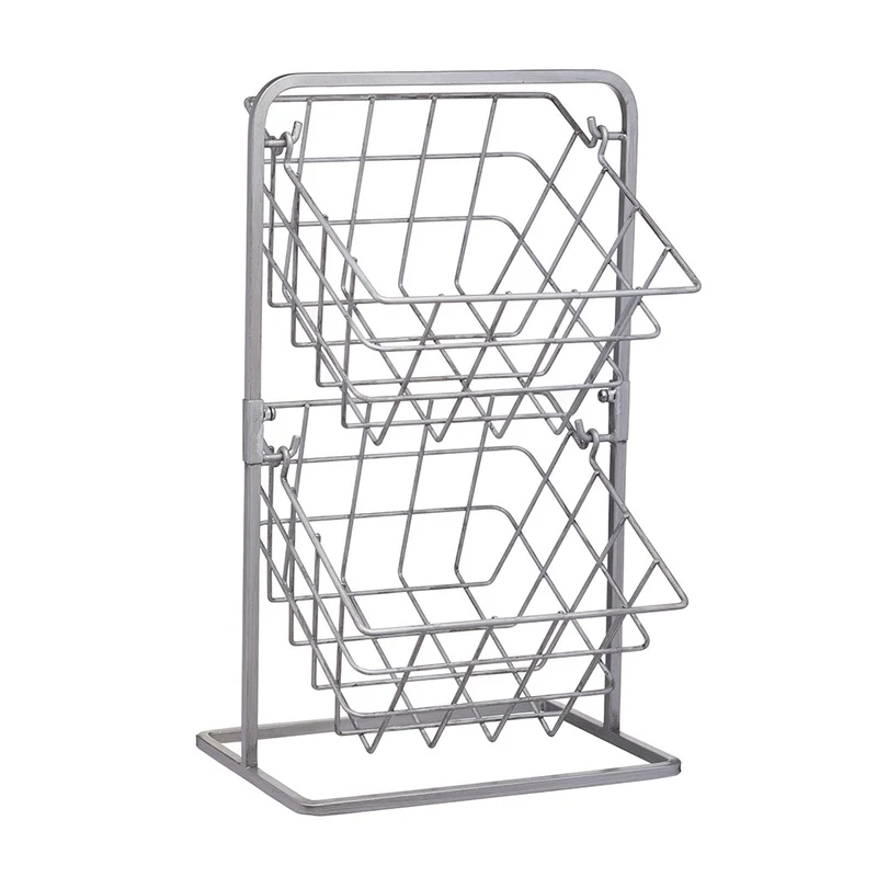 Cesta metálica de dos niveles Industrial Kitchen de KitchenCraft