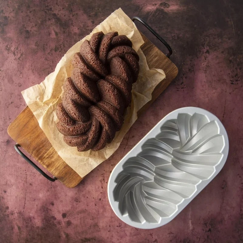 Molde Loaf Pan trenzado 75º Aniversario Nordic Ware
