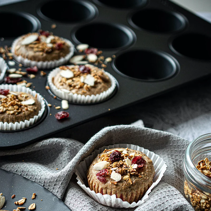 Molde de magdalenas y muffins Kaiser WMF (+pack 60 papeles gratis)
