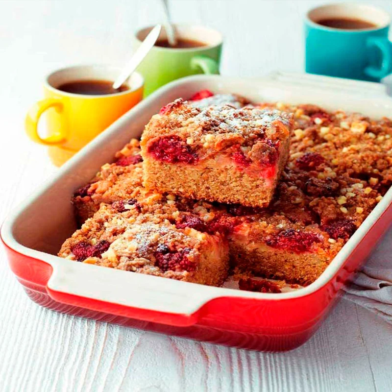 Molde cerámico tipo bandeja cuadrada Le Creuset