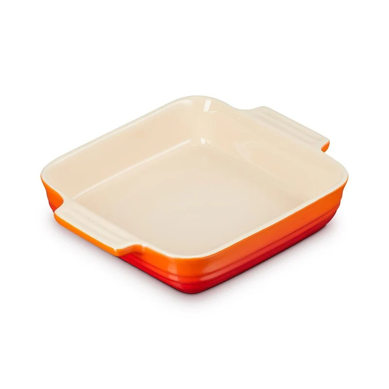 Molde cerámico tipo bandeja cuadrada Le Creuset