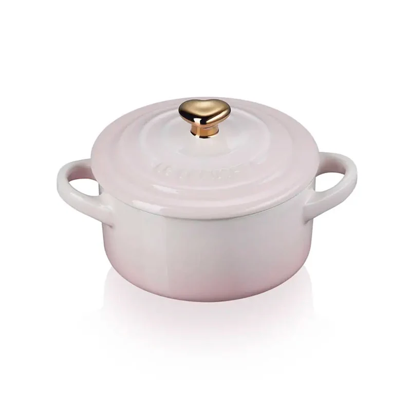 Mini cocotte pomo dorado Le Creuset
