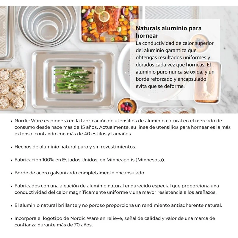 Molde cuadrado Naturals® Collection de Nordic Ware