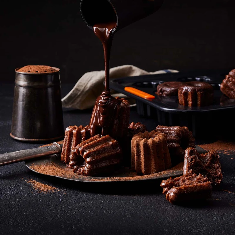 Molde antiadherente para canelés de Le Creuset