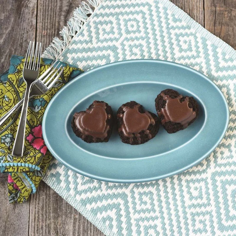 Molde mini Tiererd Heart de Nordic Ware
