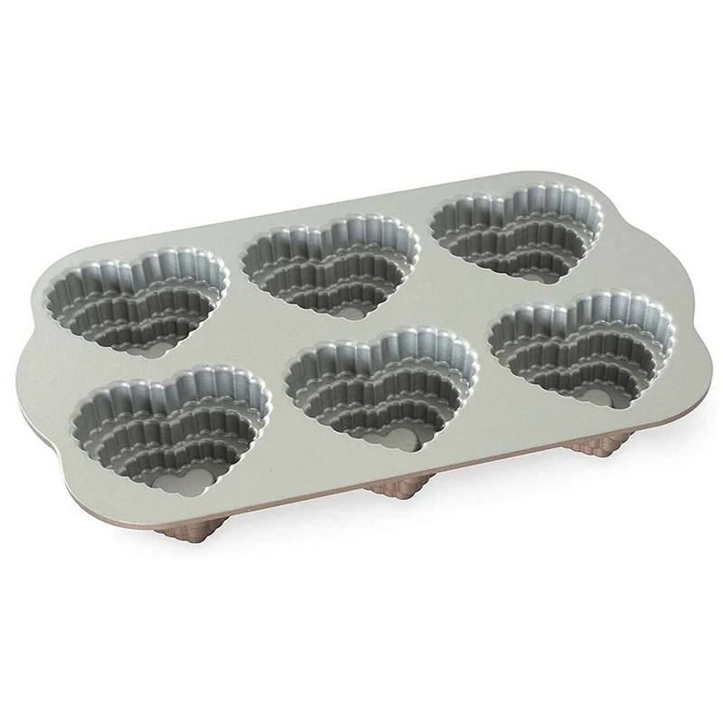 Molde mini Tiererd Heart de Nordic Ware
