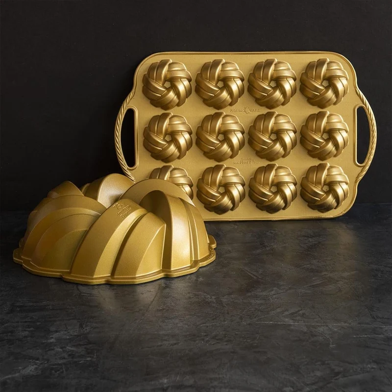 Molde Braided Bundt Pan Nordic Ware 75º Aniversario