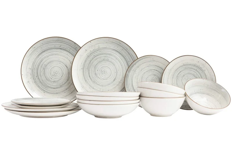Cosy & Trendy Geschirrset Sintra Dusty Blue 16-teilig / 4 Personen