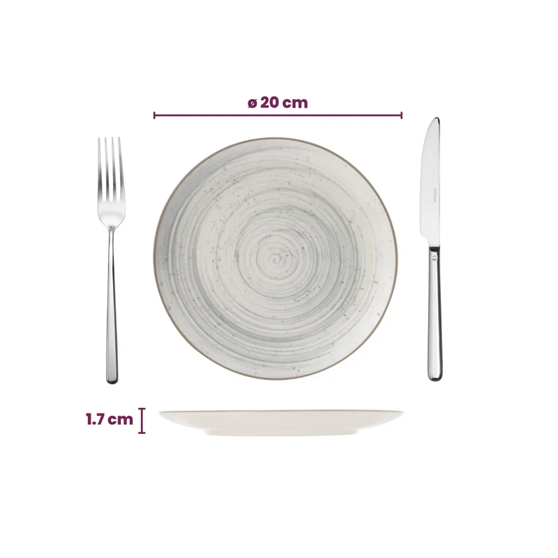 Cosy & Trendy Geschirrset Sintra Dusty Blue 16-teilig / 4 Personen