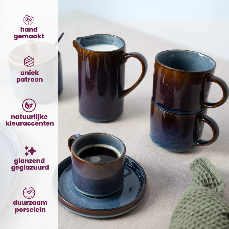 Cosy & Trendy Zuckertopf Quintana Blue - 220 ml