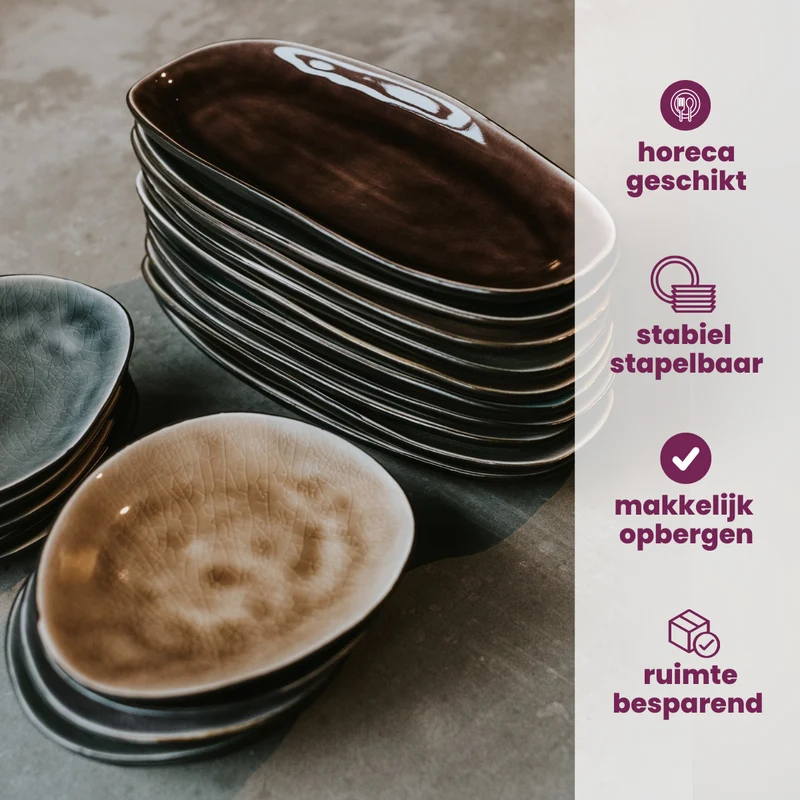 Cosy & Trendy Tapas-Teller Streetfood ø 13 cm - 10 Stück
