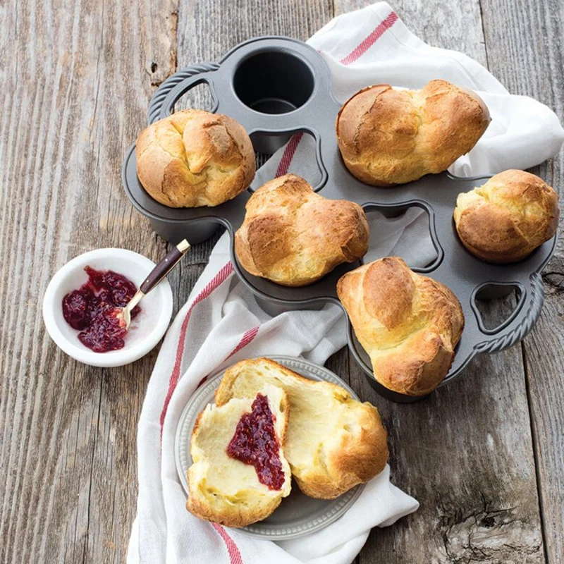 Molde de aluminio colado para popovers Nordic Ware