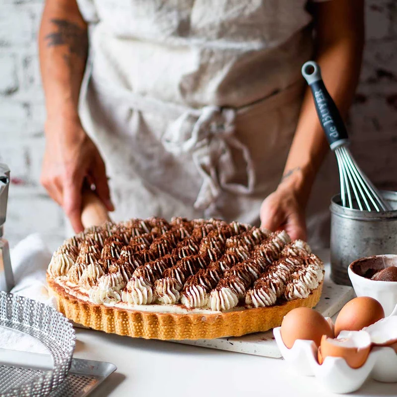 Molde para tartas y quiches con papel de hornear De Buyer