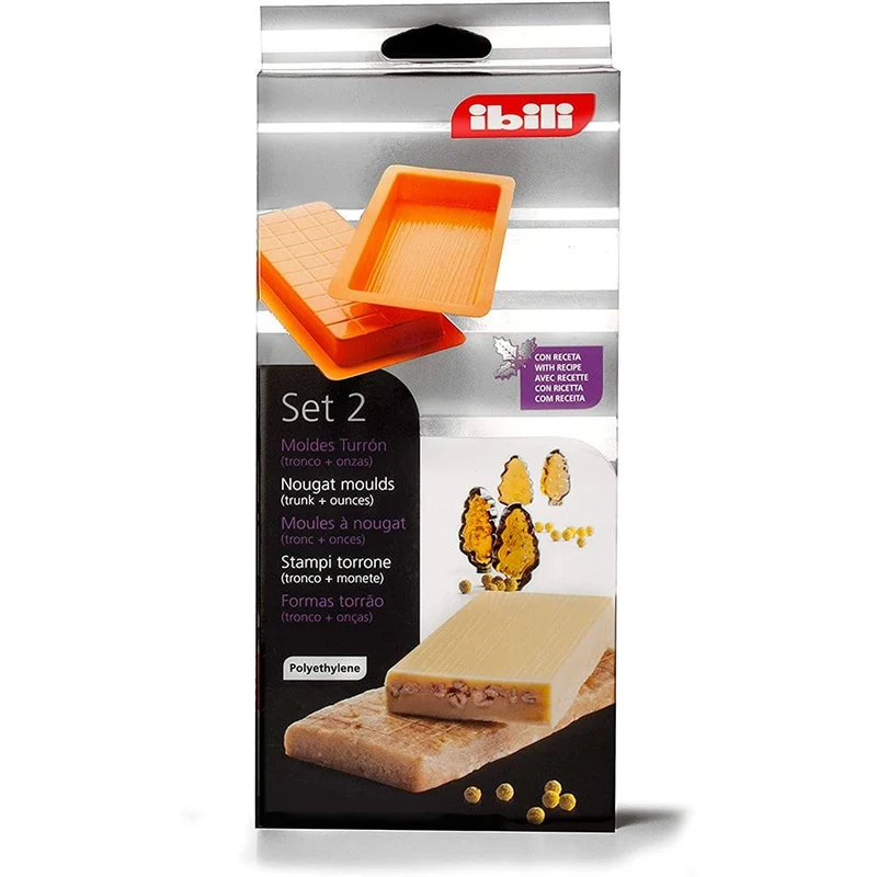 Molde turrón tronco y onzas Ibili