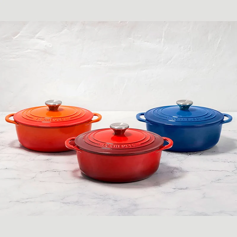 Cocotte redonda baja Signature Le Creuset