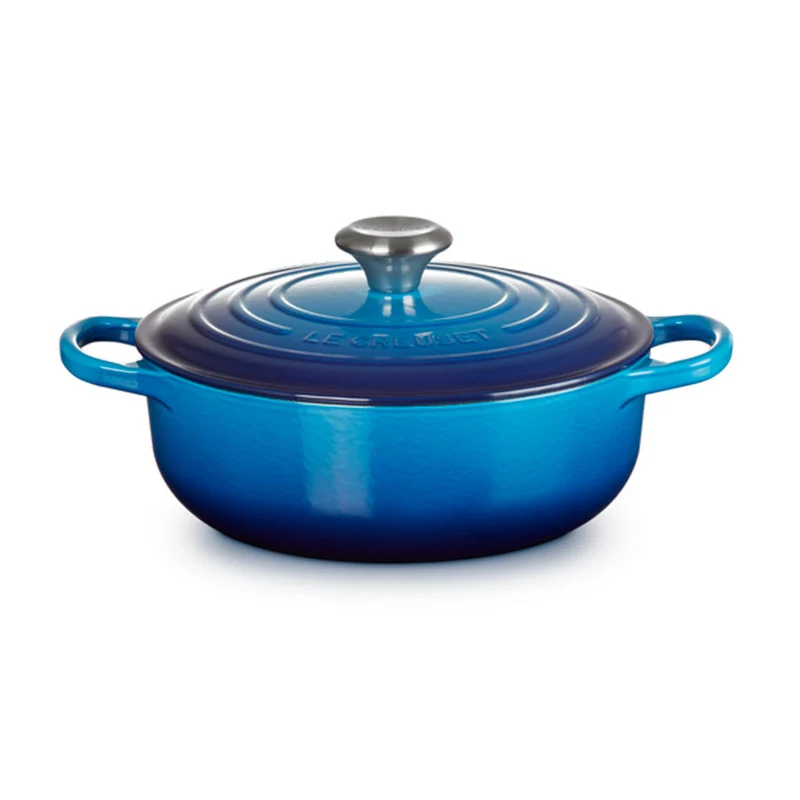 Cocotte redonda baja Signature Le Creuset