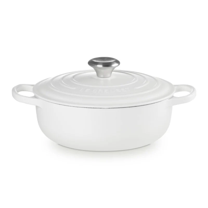 Cocotte redonda baja Signature Le Creuset