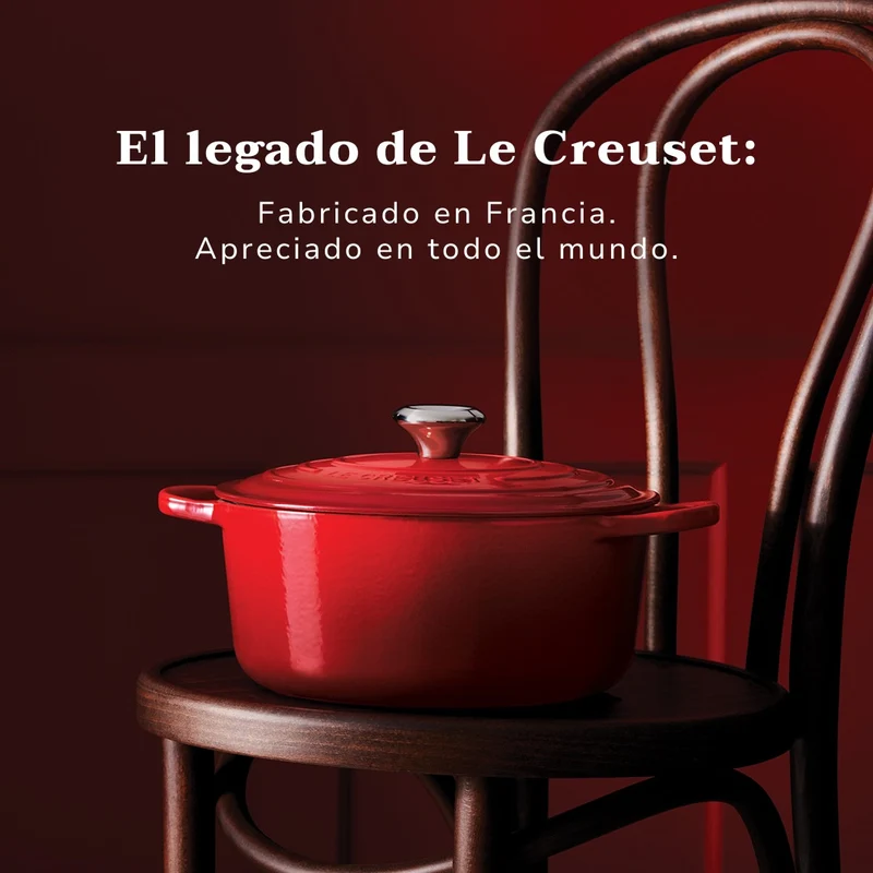 Cocotte redonda baja Signature Le Creuset