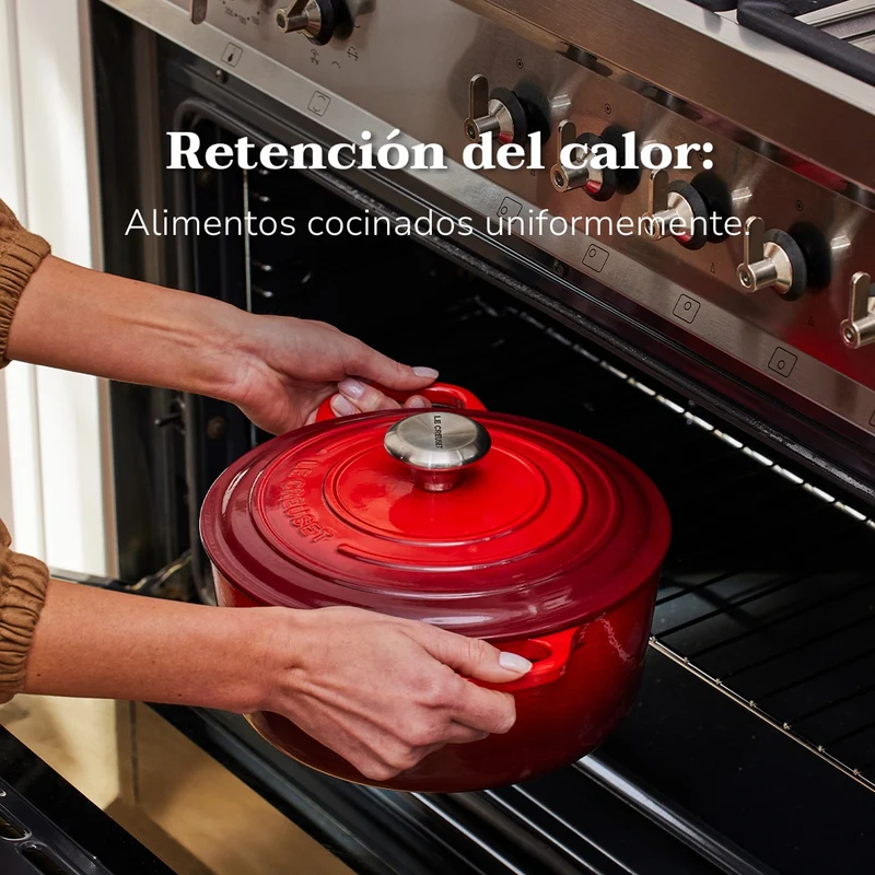 Cocotte redonda baja Signature Le Creuset
