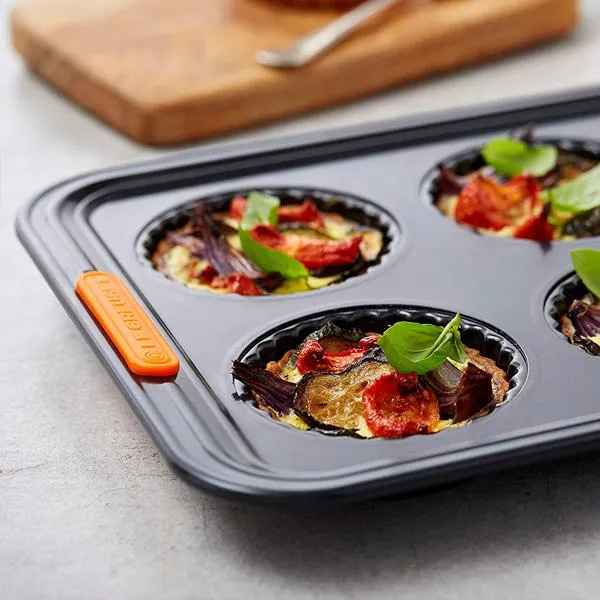 Molde antiadherente para tartaletas Le Creuset
