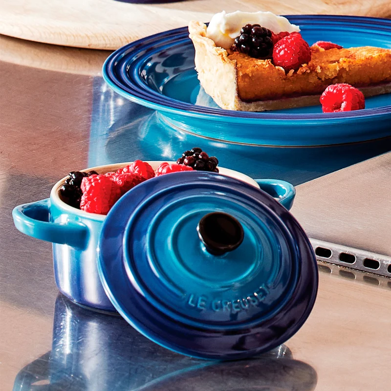 Set de 4 mini cocottes cerámicas Le Creuset