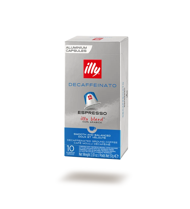 illy Decaf entkoffeiniert Kaffeekapseln kompatibel mit Nespresso Original*, 57 g