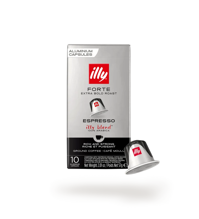 illy Forte Kaffeekapseln kompatibel mit Nespresso Original*, 57 g