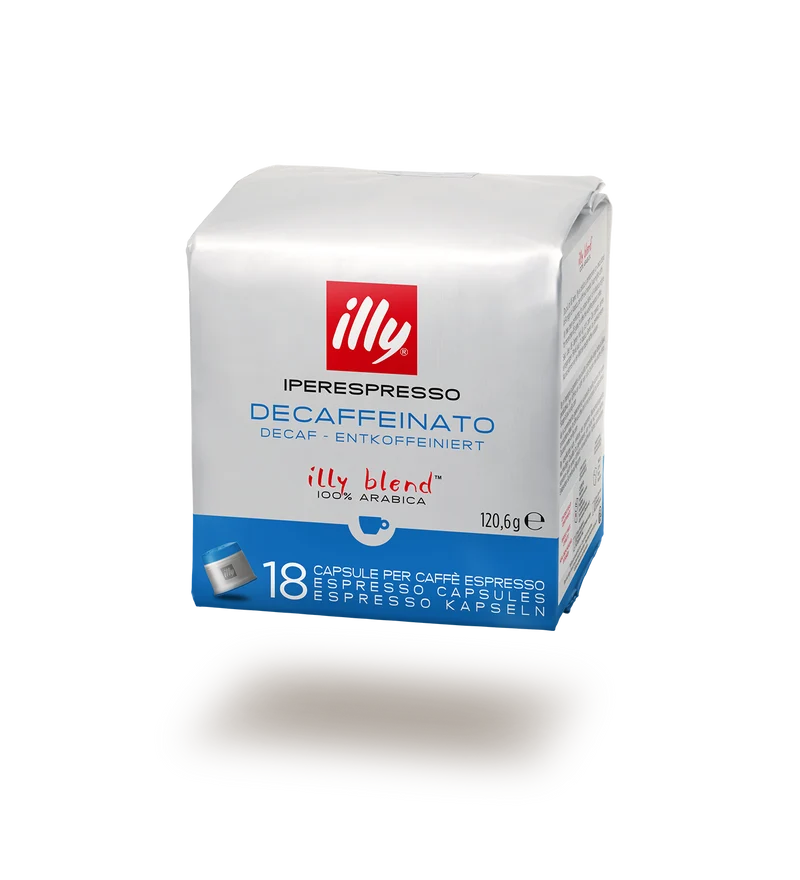 illy Decaf entkoffeiniert Iperespresso Kaffeekapseln, 18 Kapseln