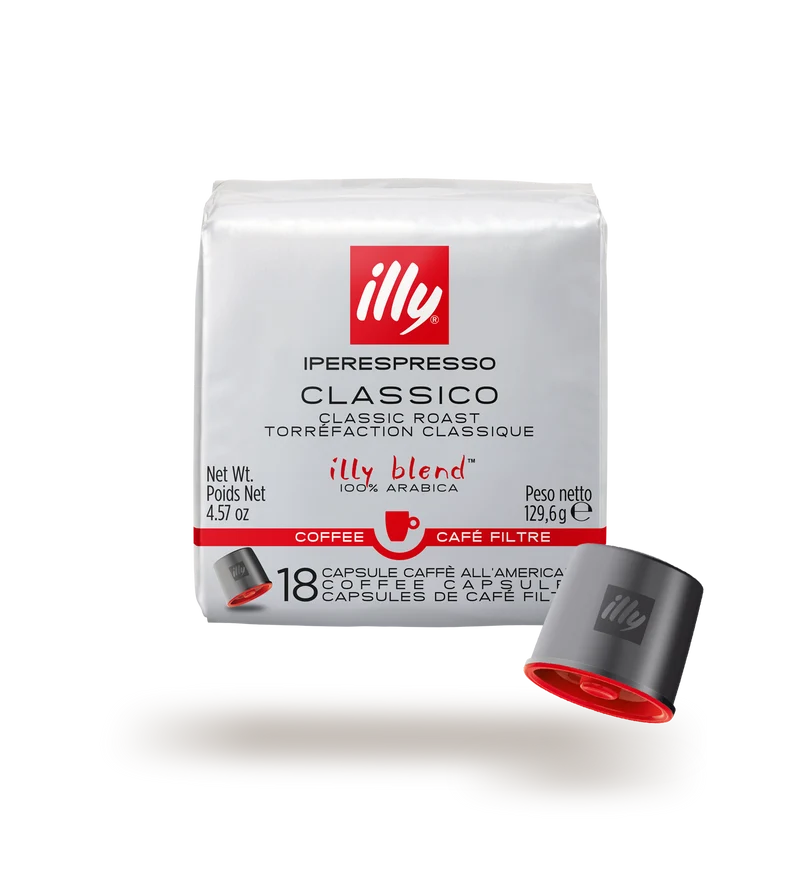 illy Classico Filterkaffee-Kapseln Iperespresso, 18 Kapseln