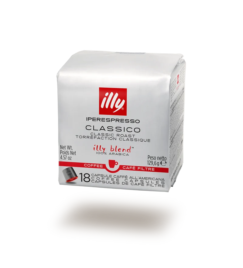 illy Classico Filterkaffee-Kapseln Iperespresso, 18 Kapseln