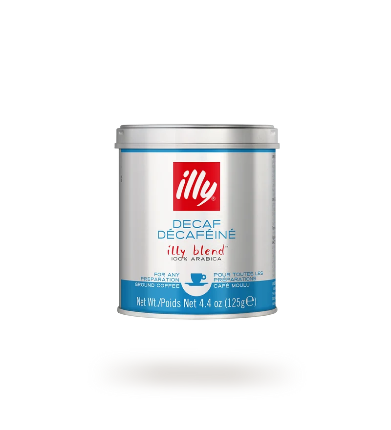 illy Decaf entkoffeiniert gemahlener Kaffee für Espresso 125 g