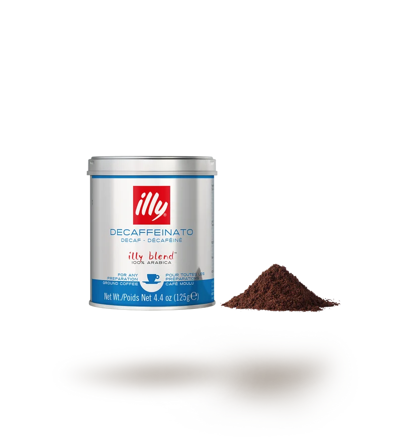 illy Decaf entkoffeiniert gemahlener Kaffee für Espresso 125 g