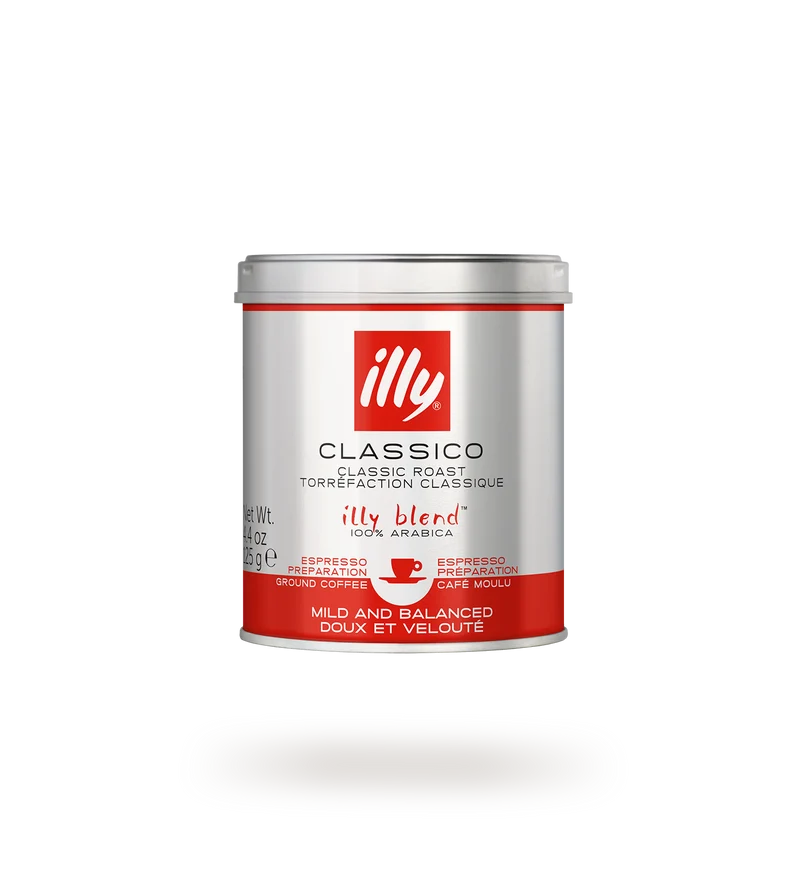 illy Classico gemahlener Kaffee für Espresso 125 g
