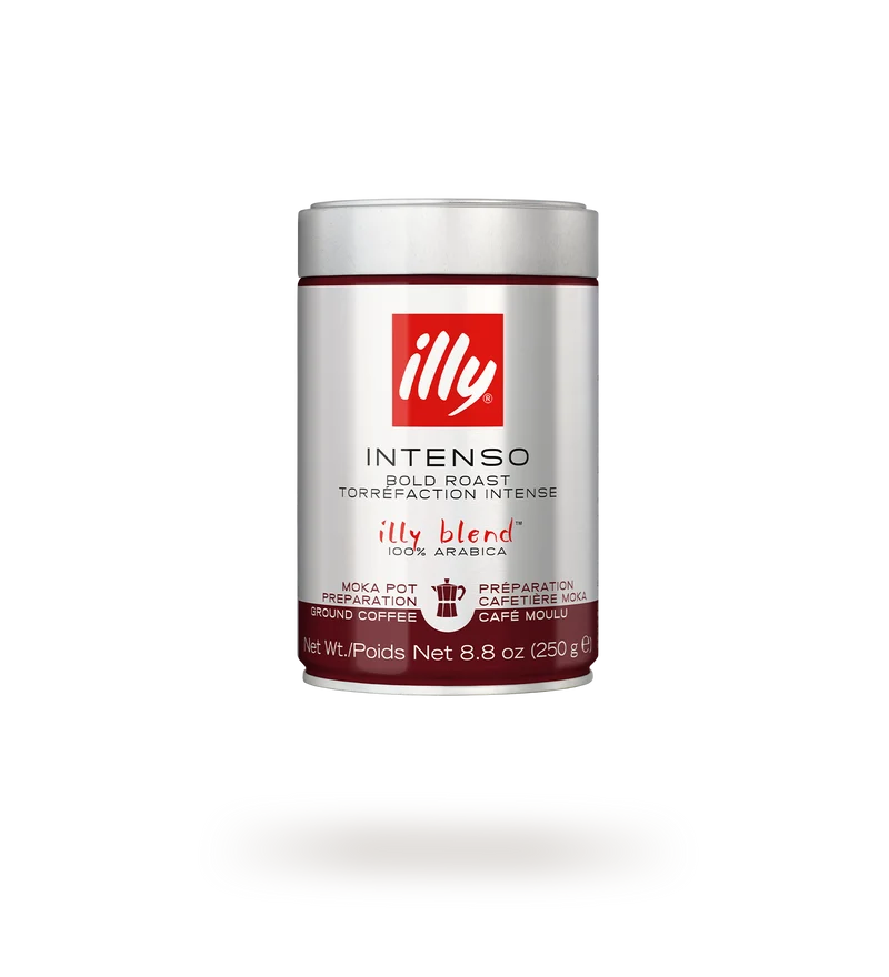 illy Intenso gemahlener Kaffee für Mokkakanne 250 g