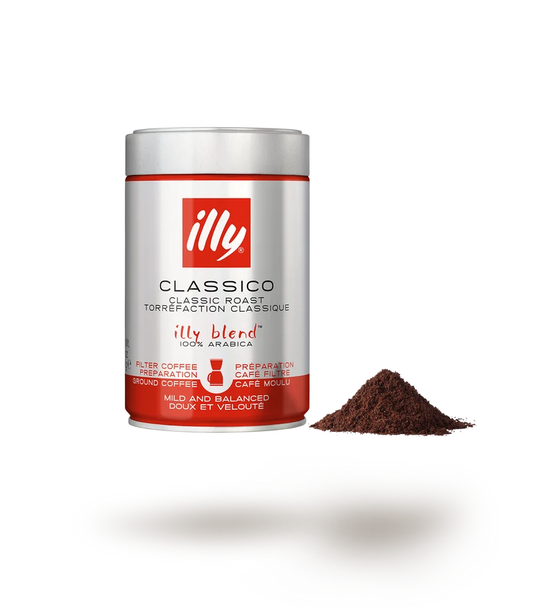 illy Classico gemahlener Kaffee für Filter 250 g