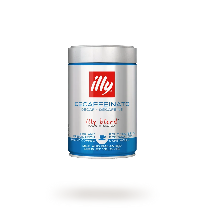illy Decaf entkoffeiniert gemahlener Kaffee für Espresso 250 g