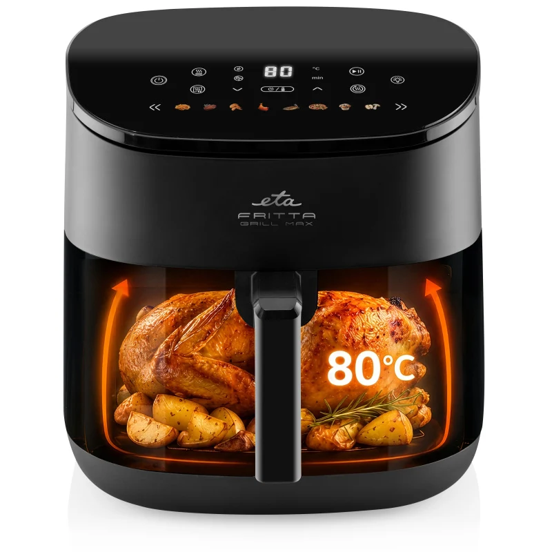 Fritteuse heißluft ETA Fritta Grill Max 6167 90000 schwarz