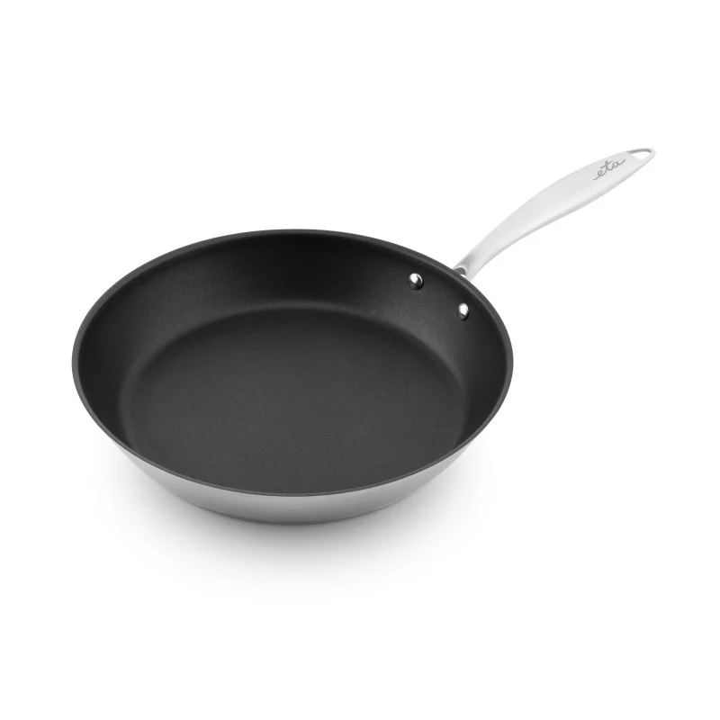 Pfanne ETA INOX 5930 90000, 28 cm schwarz/silber