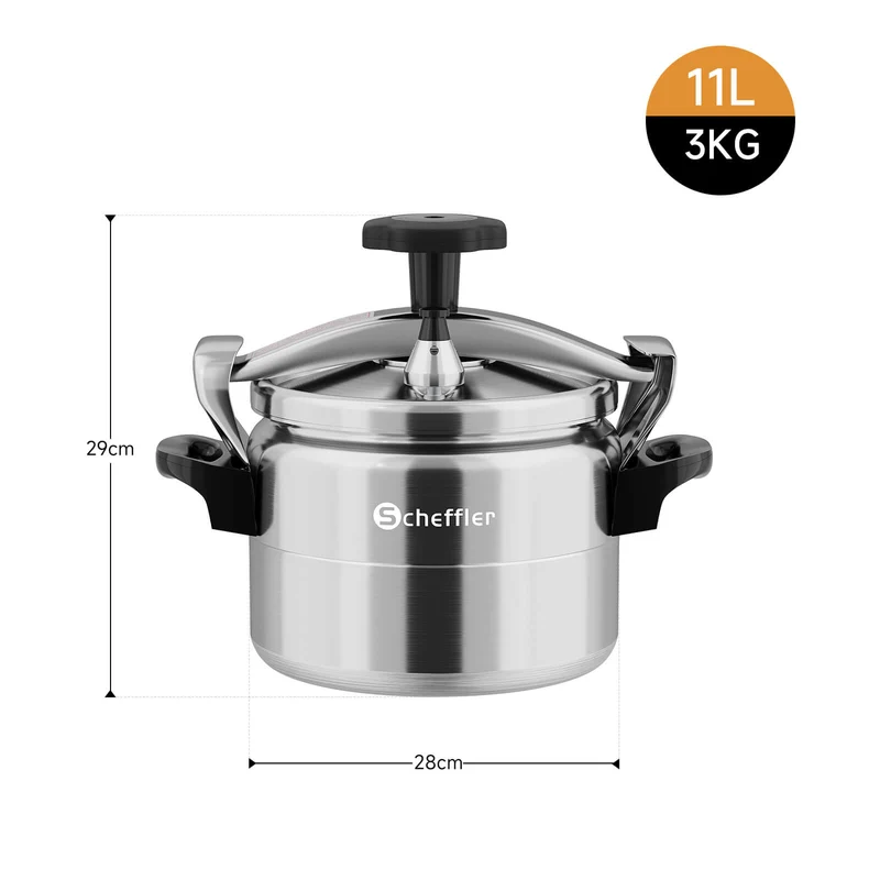 3L / 7L / 11L / 15L / 25L Schnellkochtopf Aluguss Dampfkochtopf Induktion Druckbehälter für alle Herdarten