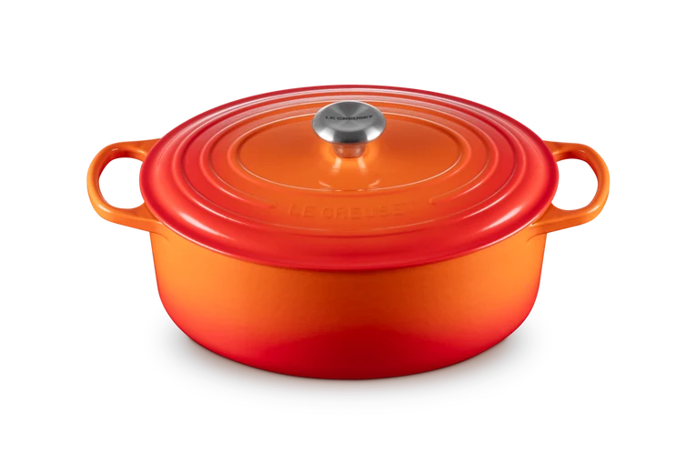 LE CREUSET Signature Bräter oval 40cm Ofenrot