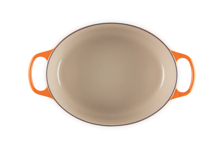 LE CREUSET Signature Bräter oval 40cm Ofenrot