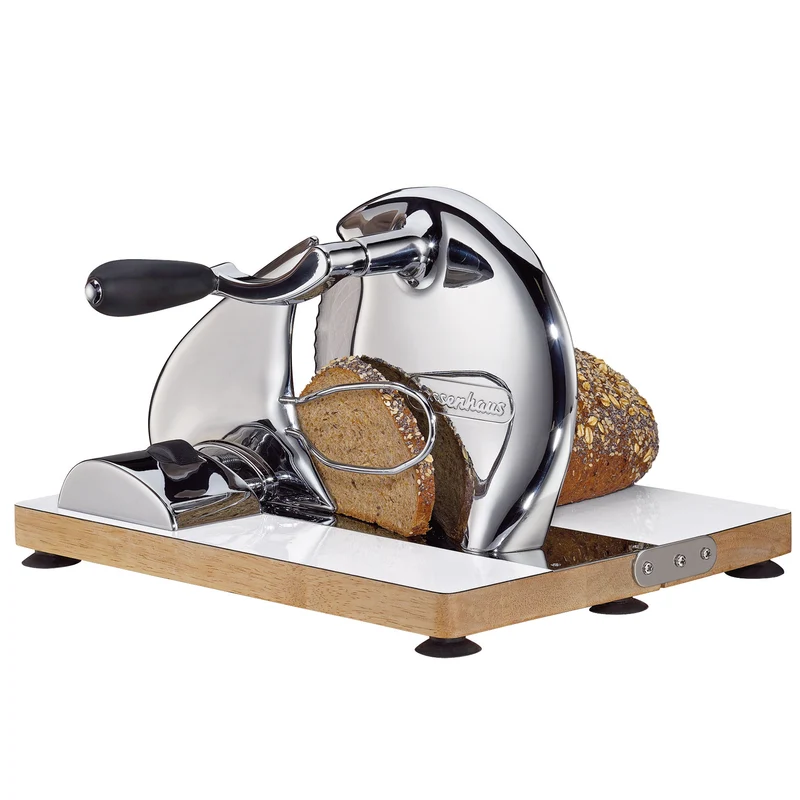 Brotschneidemaschine VINTAGE, manuell, chrom