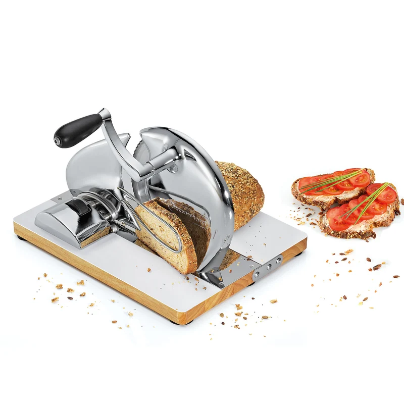 Brotschneidemaschine VINTAGE, manuell, chrom