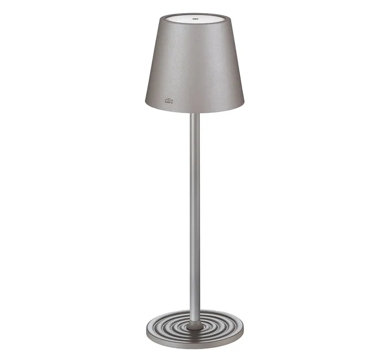 LED-Tischlampe SOLE grau