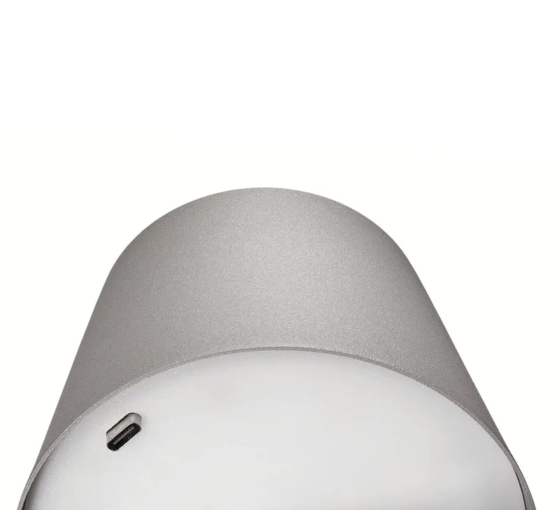 LED-Tischlampe SOLE grau