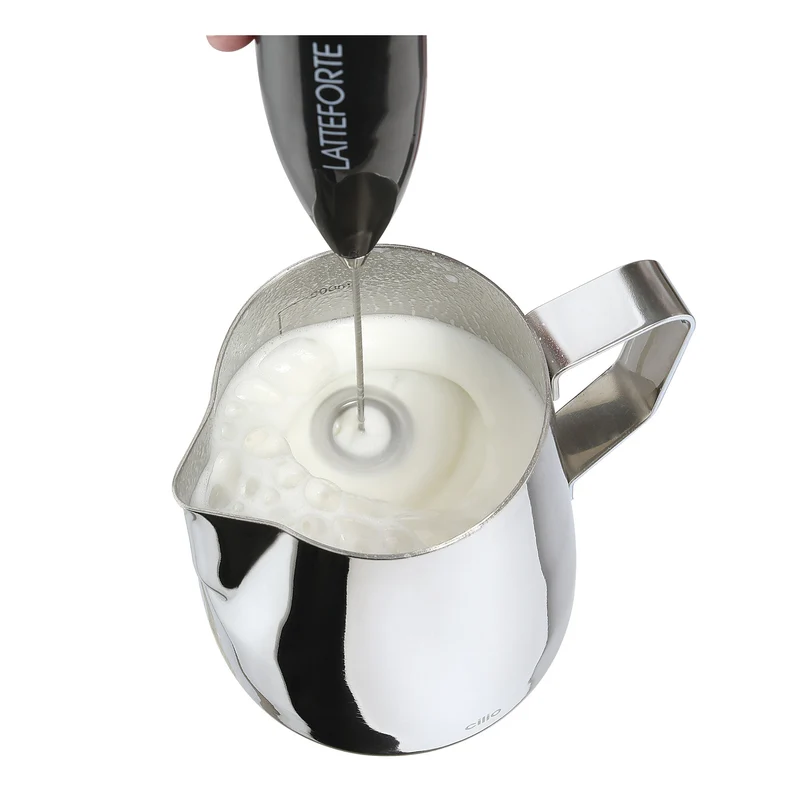 Milchaufschäumer LATTEFORTE, grau matt