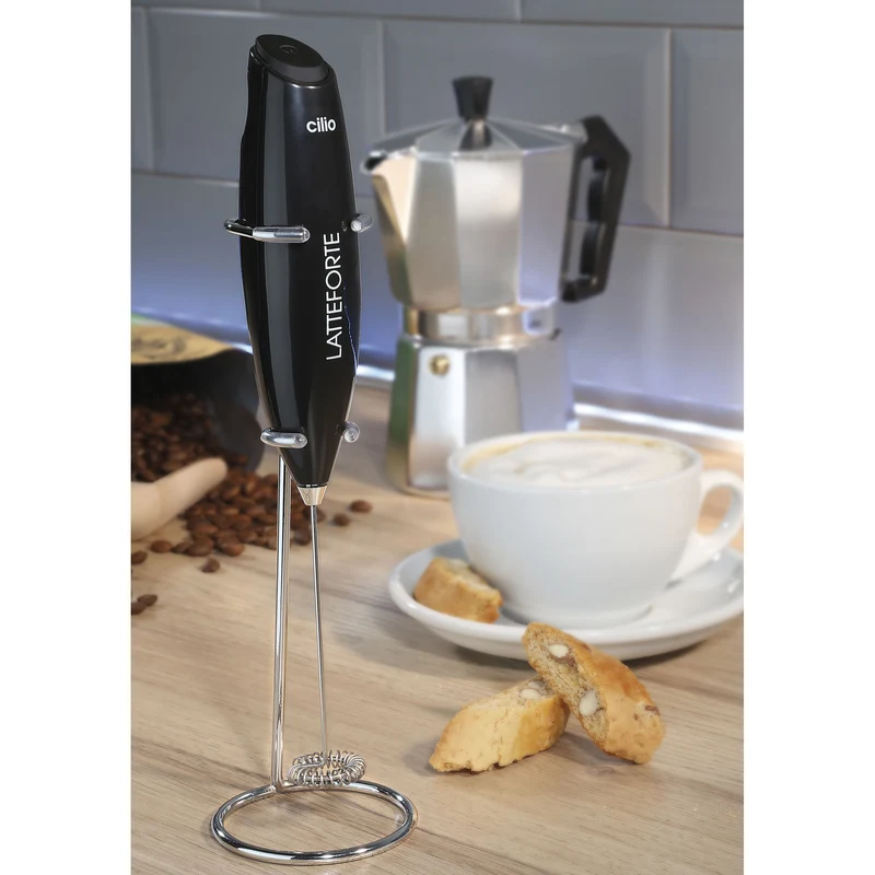 Milchaufschäumer LATTEFORTE, grau matt