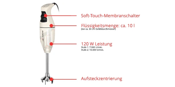 ESGE-Zauberstab M 100 - Exklusiv Edition Creme