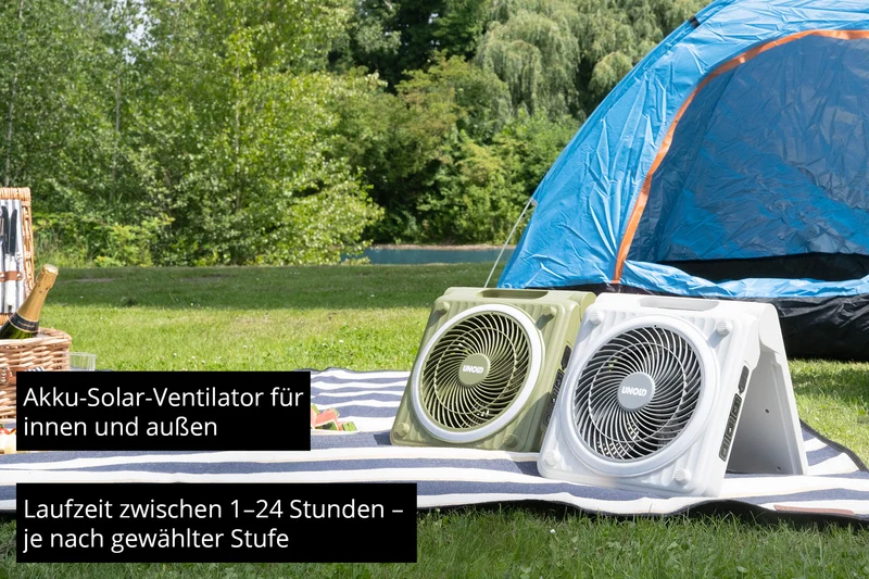 Solarventilator Camping