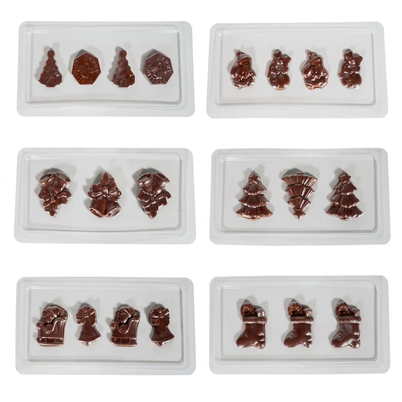 Schokoladenformen Weihnachten 6er-Set